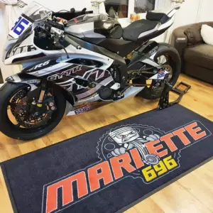 Motorbike Race Logo Mats